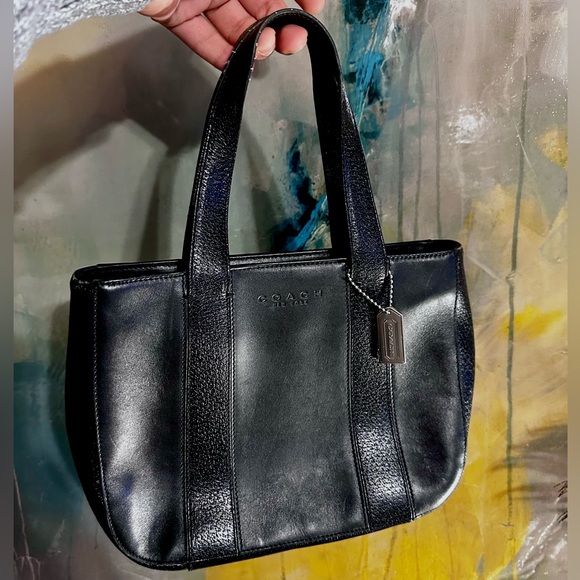 Coach Handbags - Coach 1999 Bridle Black Leather Handbag